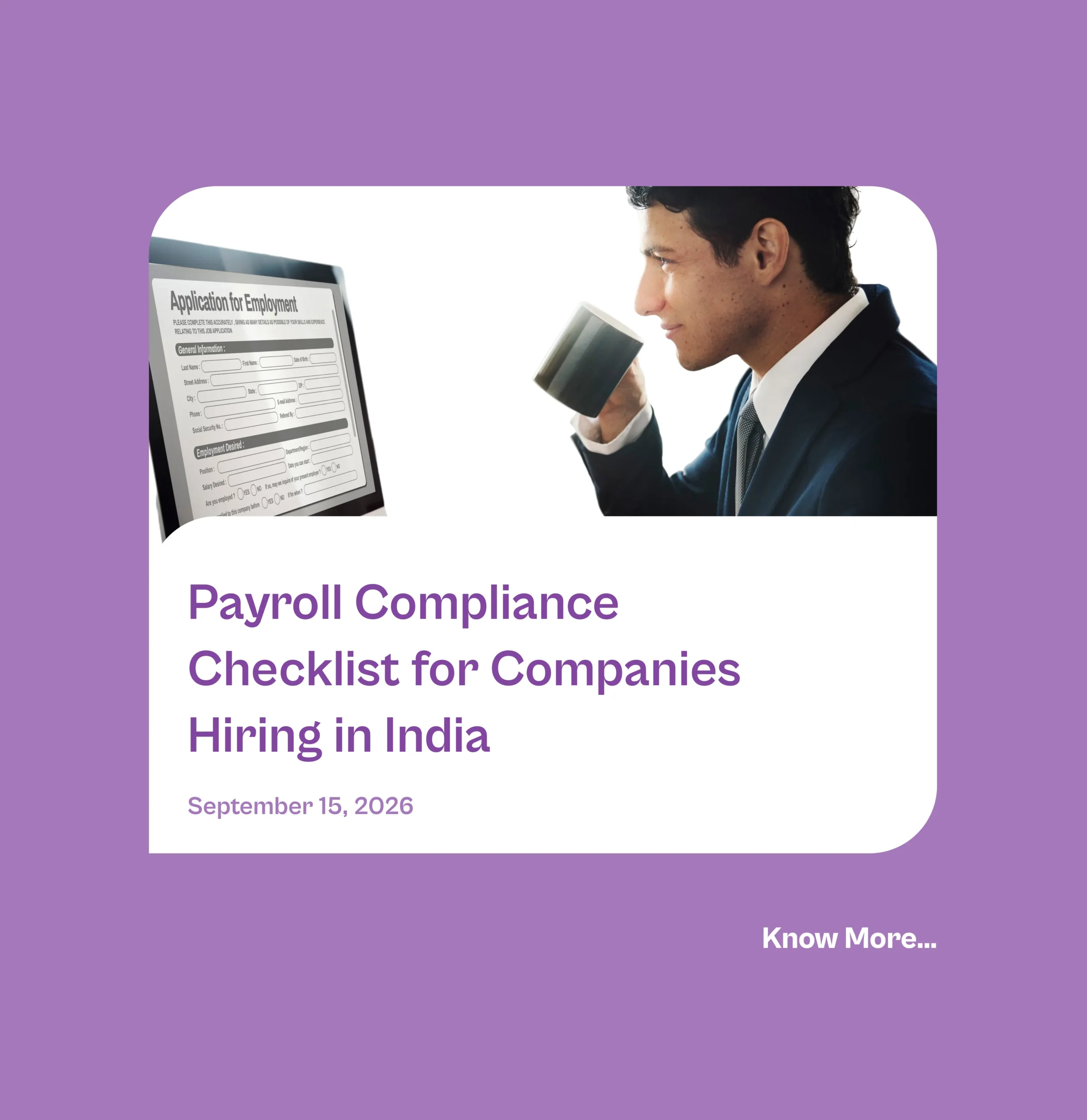 Payroll Compliance Checklist - The Right Hiring